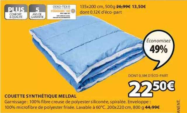 Couette Synthétique Meldal