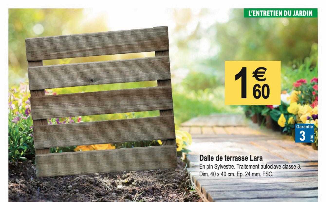 dalle de terrasse lara