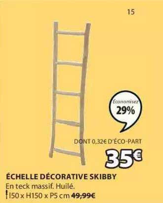 échelle décorative skibby