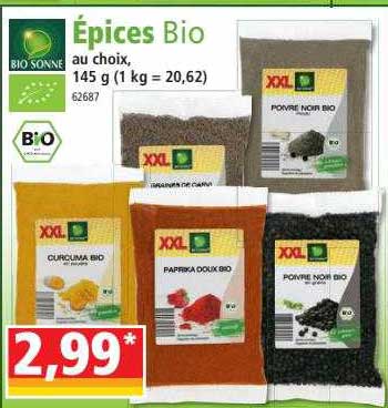 épices bio bio sonne