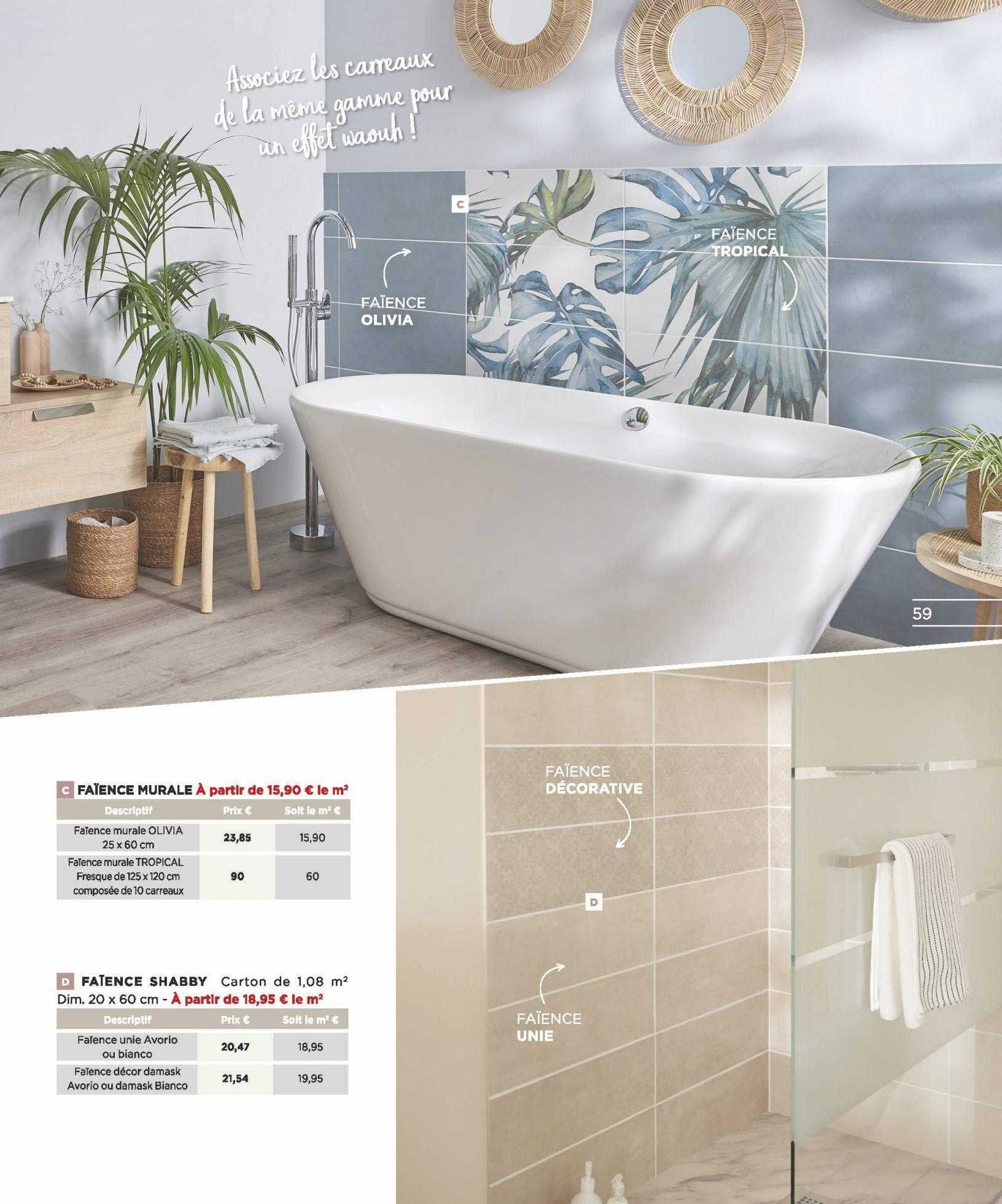 faïence murale, faïence shabby