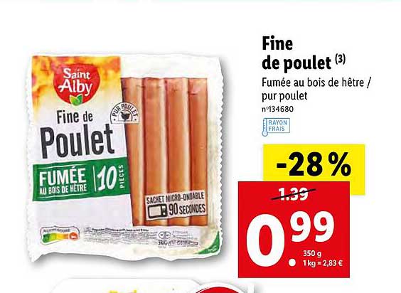 fine de poulet saint alby