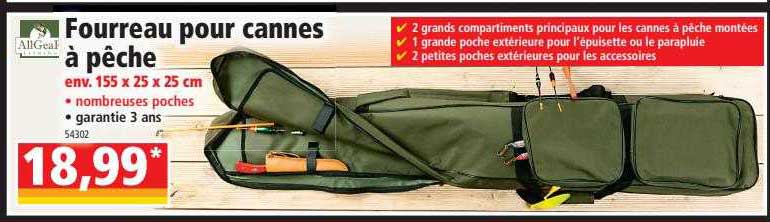 fourreau pour cannes à pêche