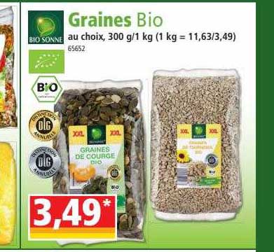 graines bio bio sonne
