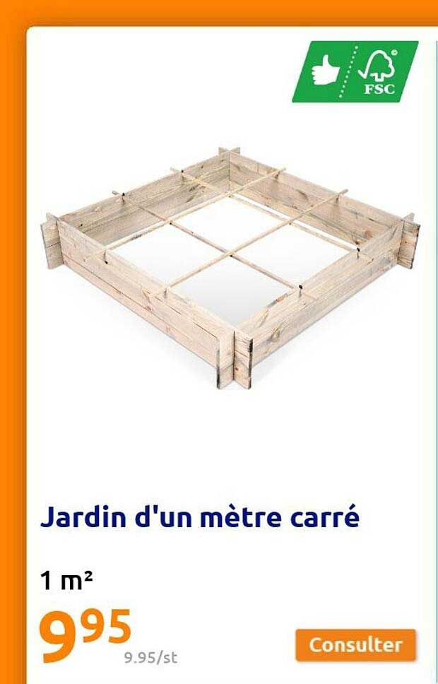 jardin d'un mètre carré