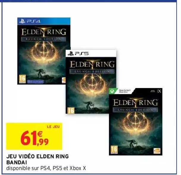 jeu vidéo elden ring bandai
