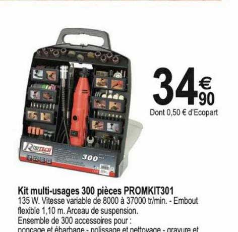 Kit Multi-usages 300 Pièces Promkit301