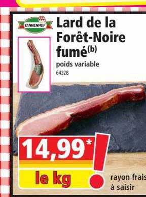 Lard De La Forêt-noire Fumé