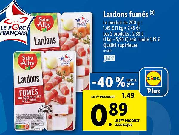 lardons fumés saint alby