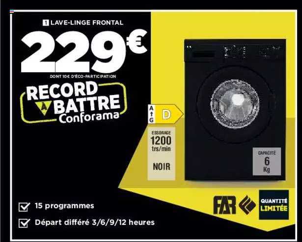 lave-linge frontal far
