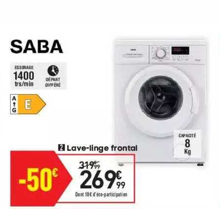 lave-linge frontal saba
