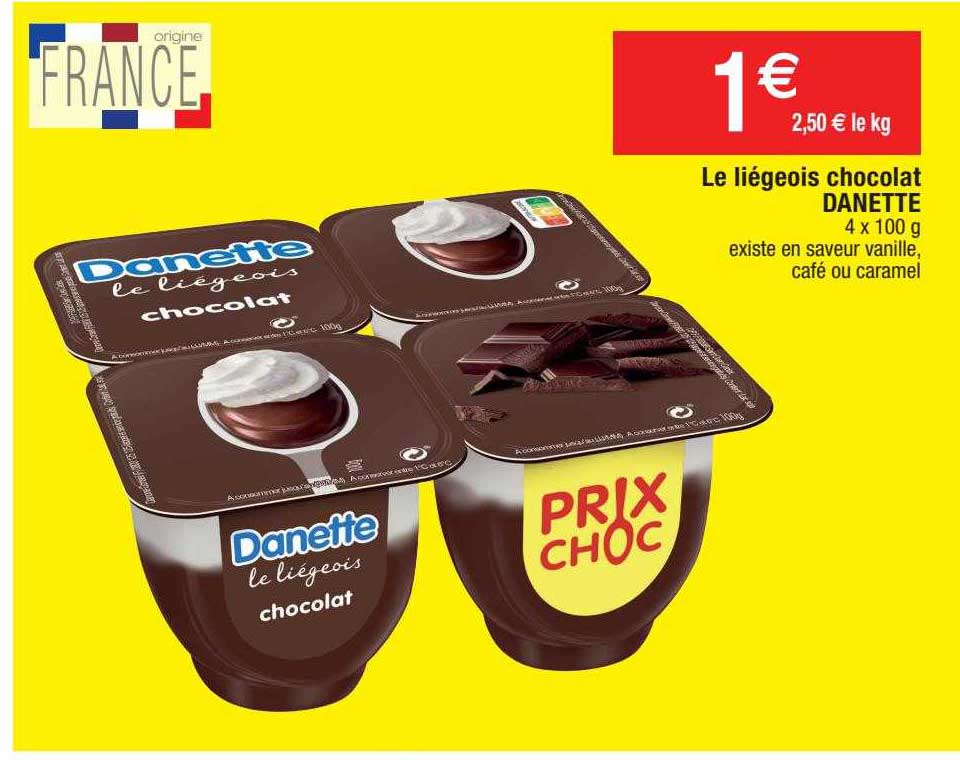 Le Liégeois Chocolat Danette