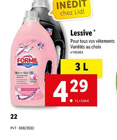 Lessive Formil