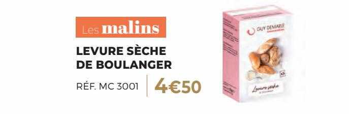 levure sèche de boulanger