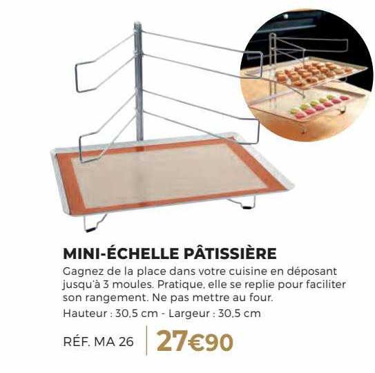 mini-échelle pâtissière