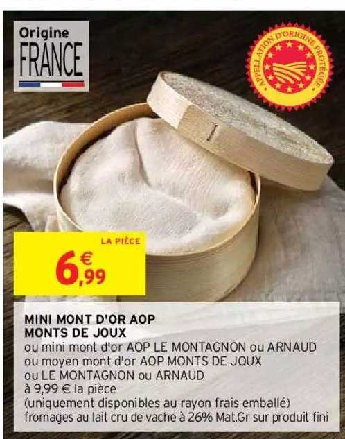 mini mont d'or aop monts de joux