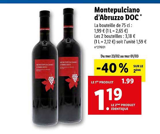 Montepulciano D'abruzzo Doc