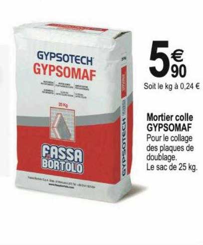 Mortier Colle Gypsomaf