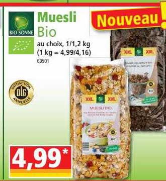 muesli bio bio sonne