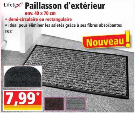 paillasson d'extérieur lifetex
