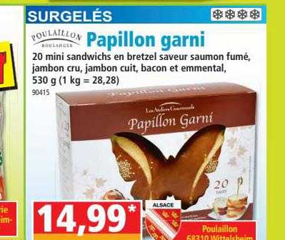Papillon Garni Poulaillon