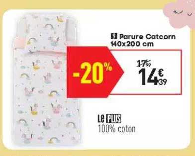 Parure Catcorn 140 X 200 Cm