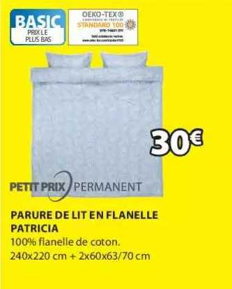 Parure De Lit En Flanelle Patricia