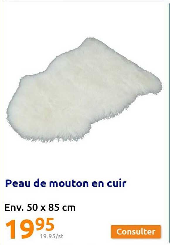 peau de mouton en cuir