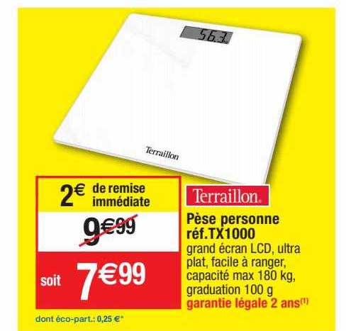 pèse personne terraillon