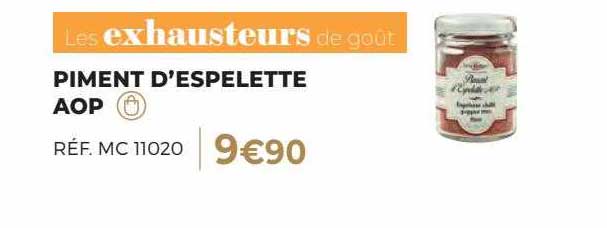 piment d'espelette aop les exhausteurs de goût