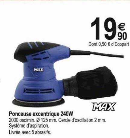 ponceuse excentrique 240w