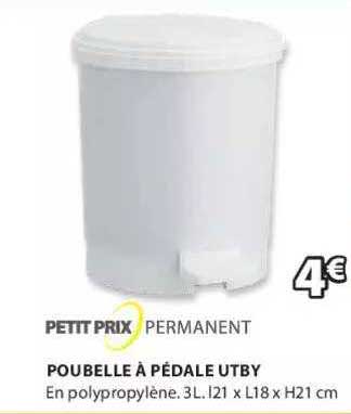 Poubelle à Pédale Utby