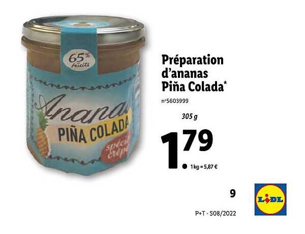 Préparation D'ananas Piña Colada
