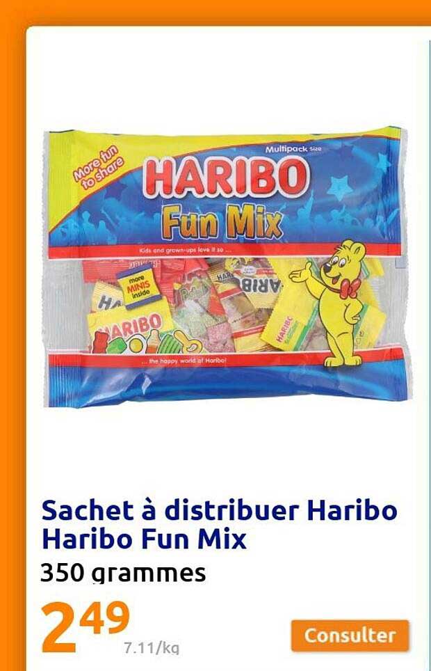 sachet à distribuer haribo haribo fun mix