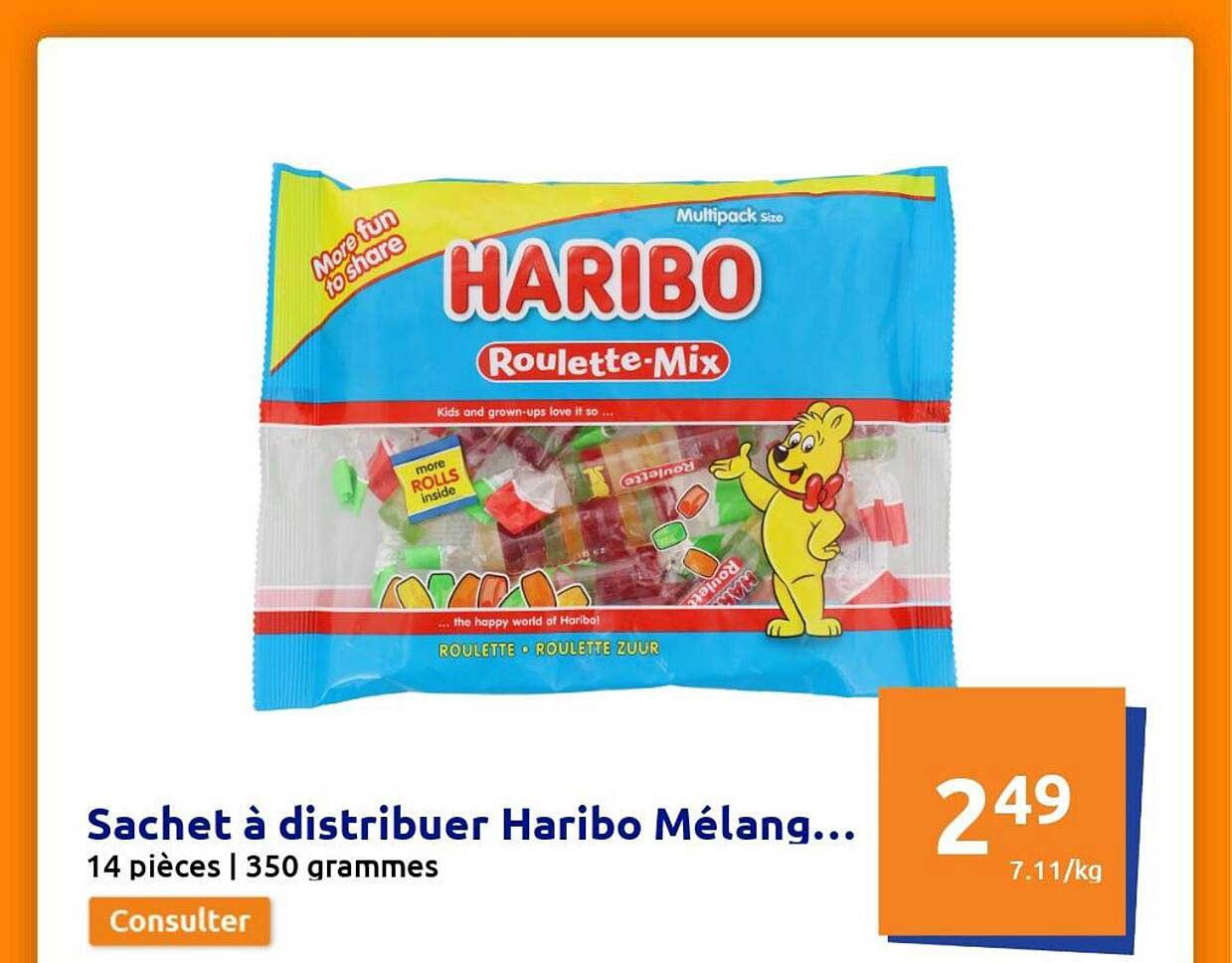 sachet à distribuer haribo mélang...