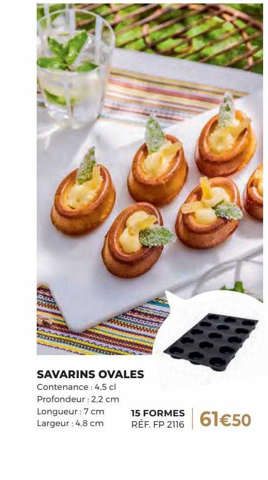 savarins ovales