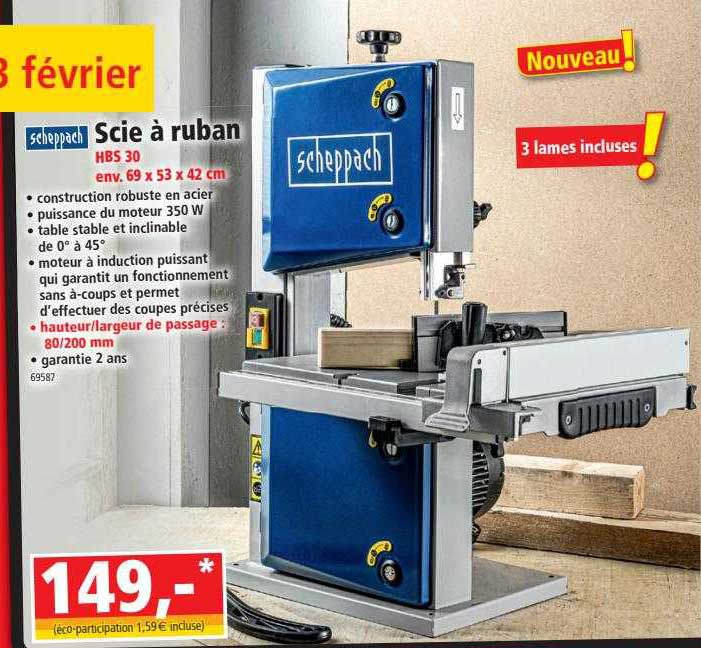 Scie à Ruban Scheppach