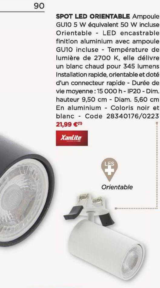 Spot Led Orientable