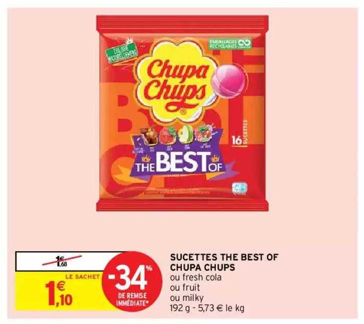 sucettes the best of chupa chups