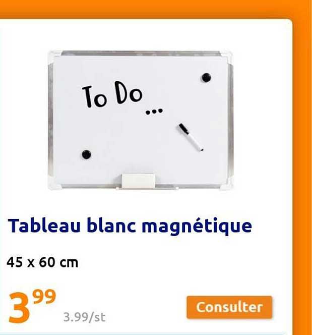Tableau Blanc Magnétique