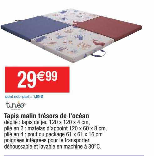 tapis malin trésors de l'océan tinéo