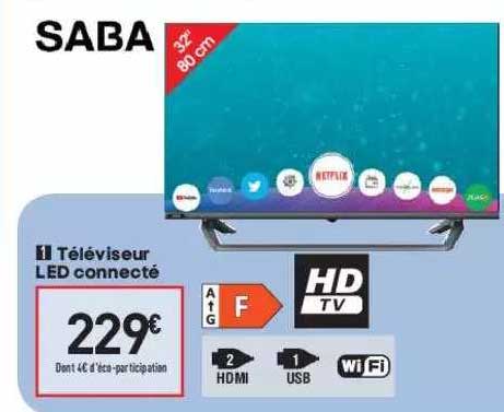 Téléviseur Led Connecté Saba