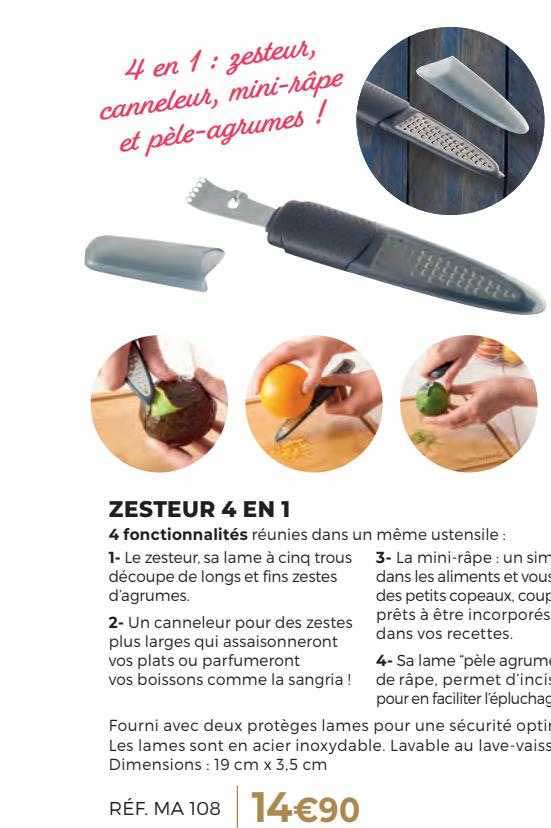 zesteur 4 en 1