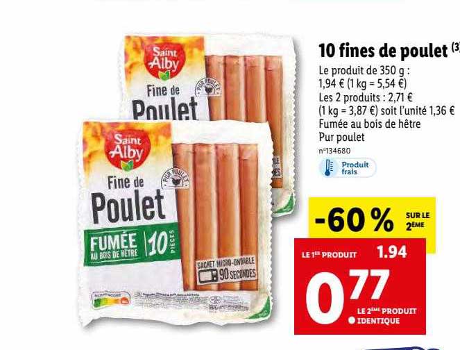 10 fines de poulet saint alby