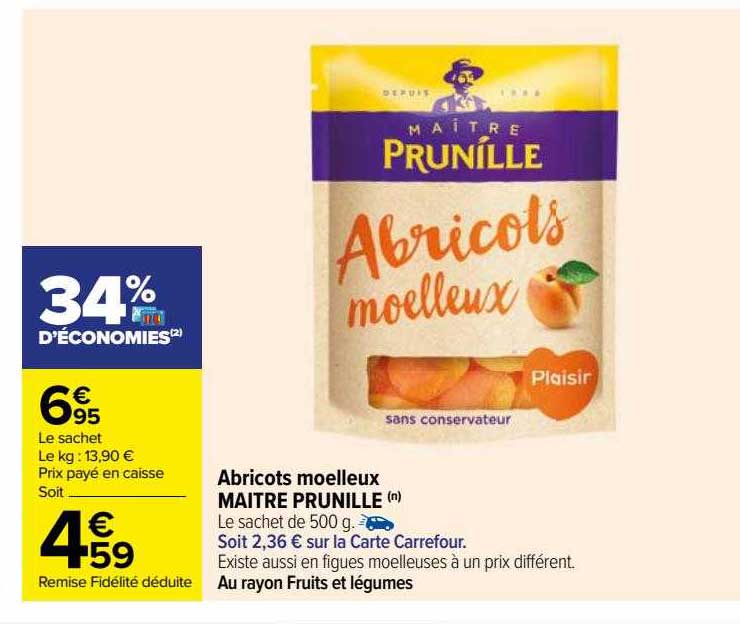 abricots moelleux maître prunille