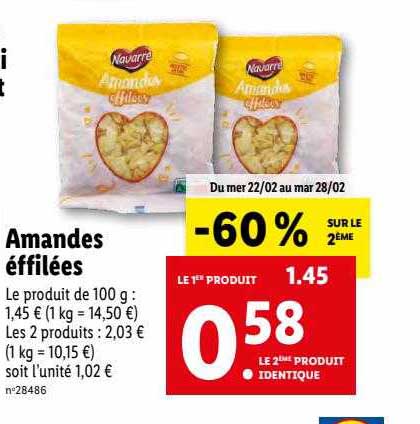 amandes effilées navarre