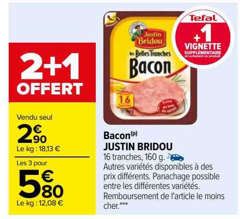 bacon justin bridou