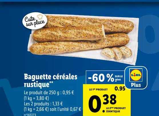 Baguette Céréales Rustique