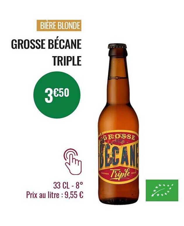 bière blonde grosse bécane triple