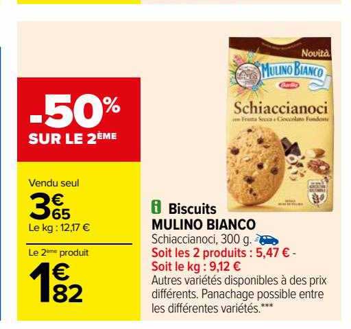 biscuits mulino bianco